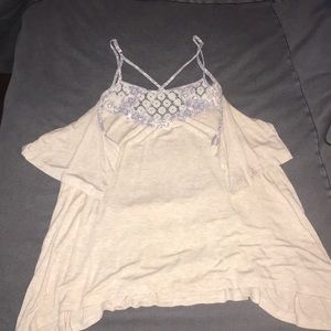 Off the shoulder with straps